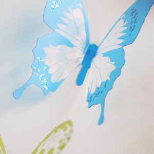 3D פרפרים לתקרה או לקיר – 18יחידות