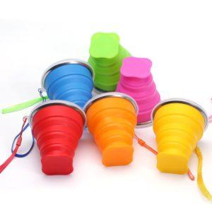 300ml כוסות מתקפלות במיוחד לנסיעות