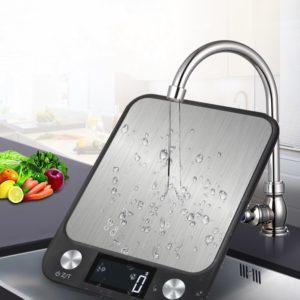 משקל דיגיטלי מנירוסטה תצוגת LCD 10kg/1g