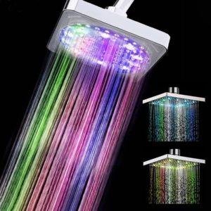 ראש מקלחת צבעוני LED Spary