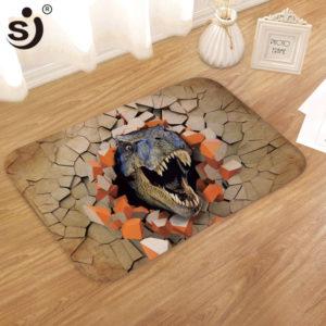שטיח דינוזאורים תלת מימד חיות SJ NEW 40*60cm 3D למטבח לחדר האמבטיה