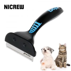 מברשת סירוק צפופה מבית NICREW לטיפוח פרוות חיית המחמד